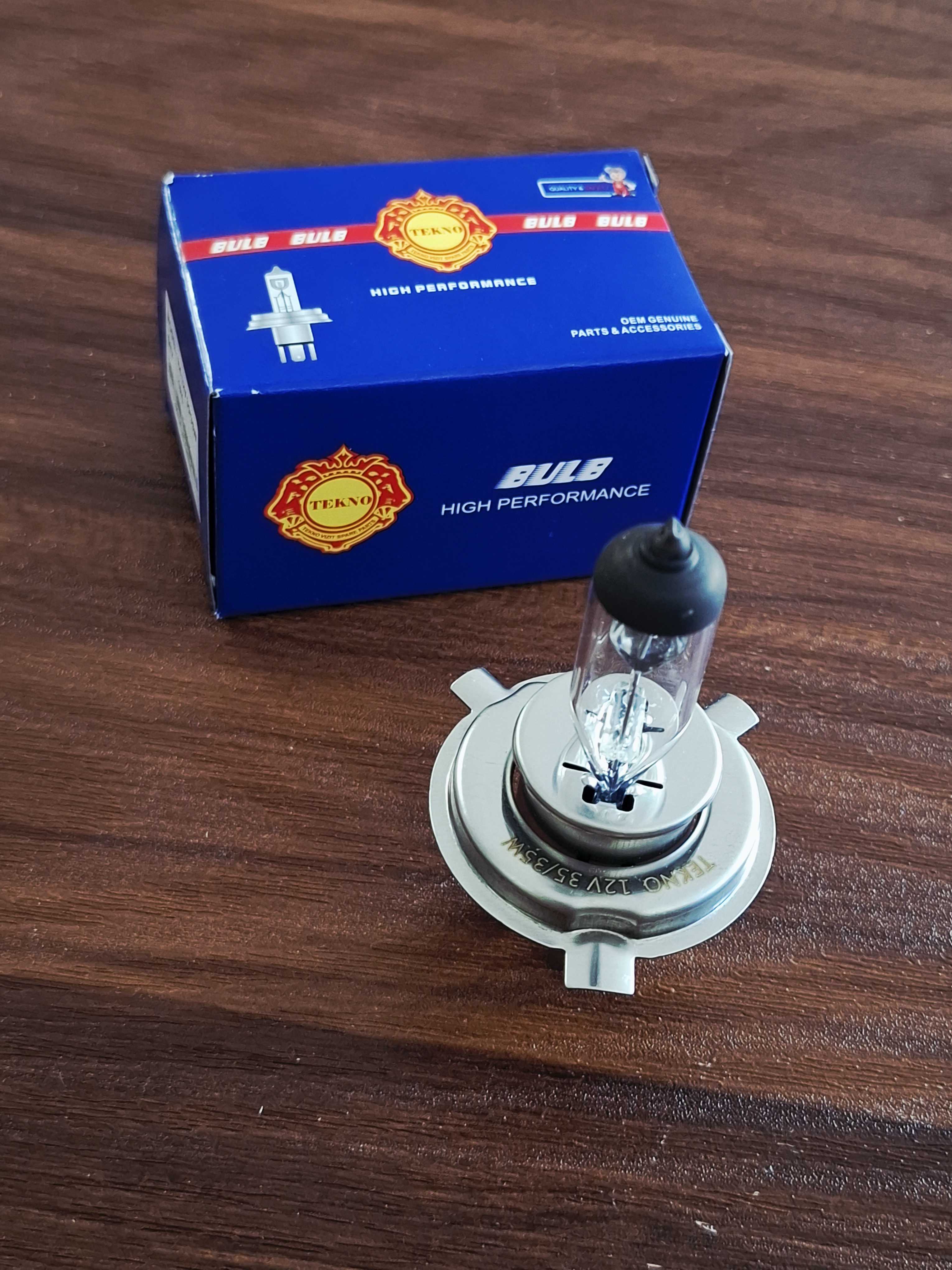 لامپ چراغ جلو مدل H4 برند TEKNO بسیار باکیفیت 3 فیش (پالسی)