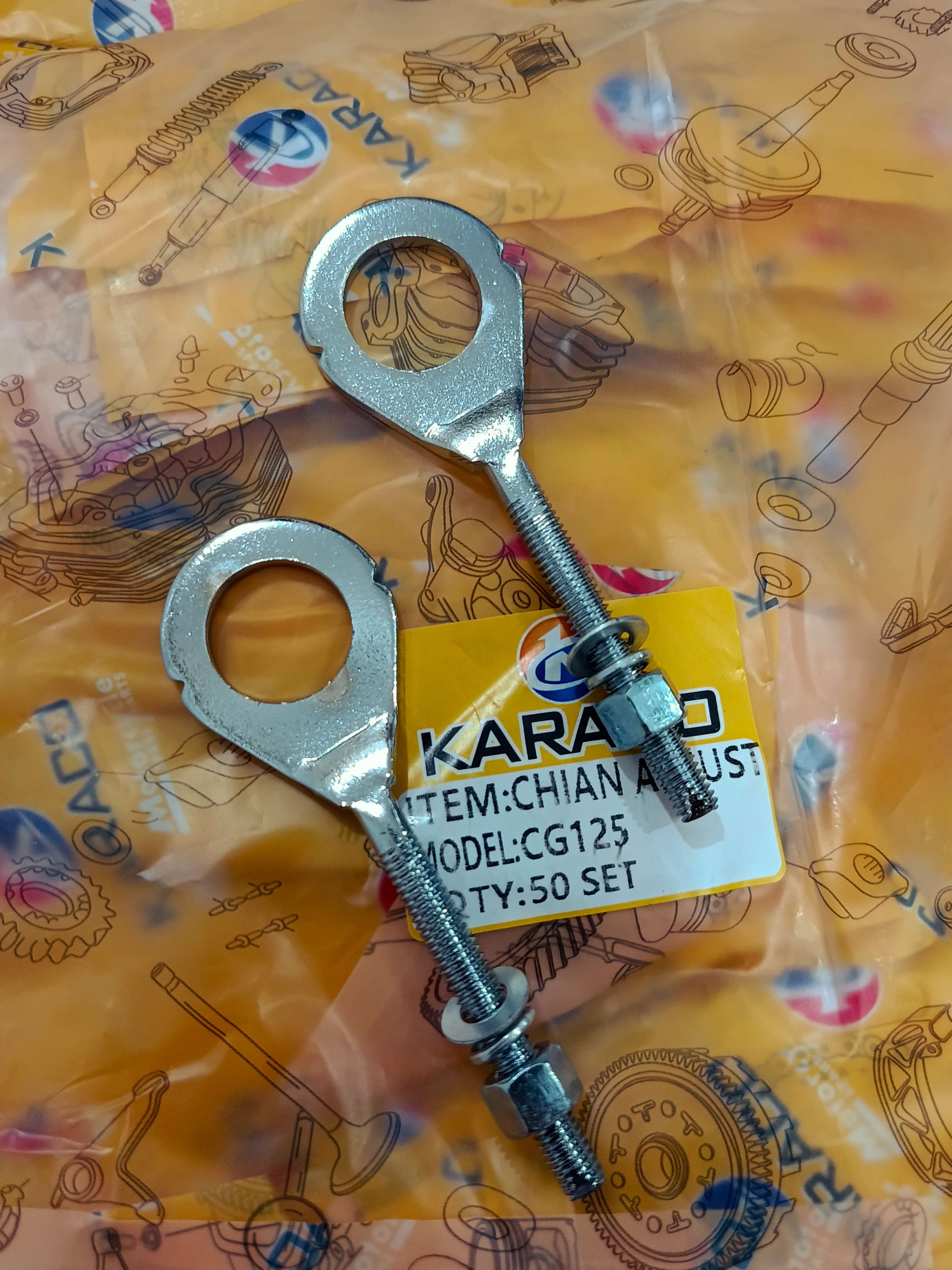 زنجیر کش موتور سیکلت هوندا کیفیت درجه یک برند KARAKO بسیار عالی (2 عددی)
