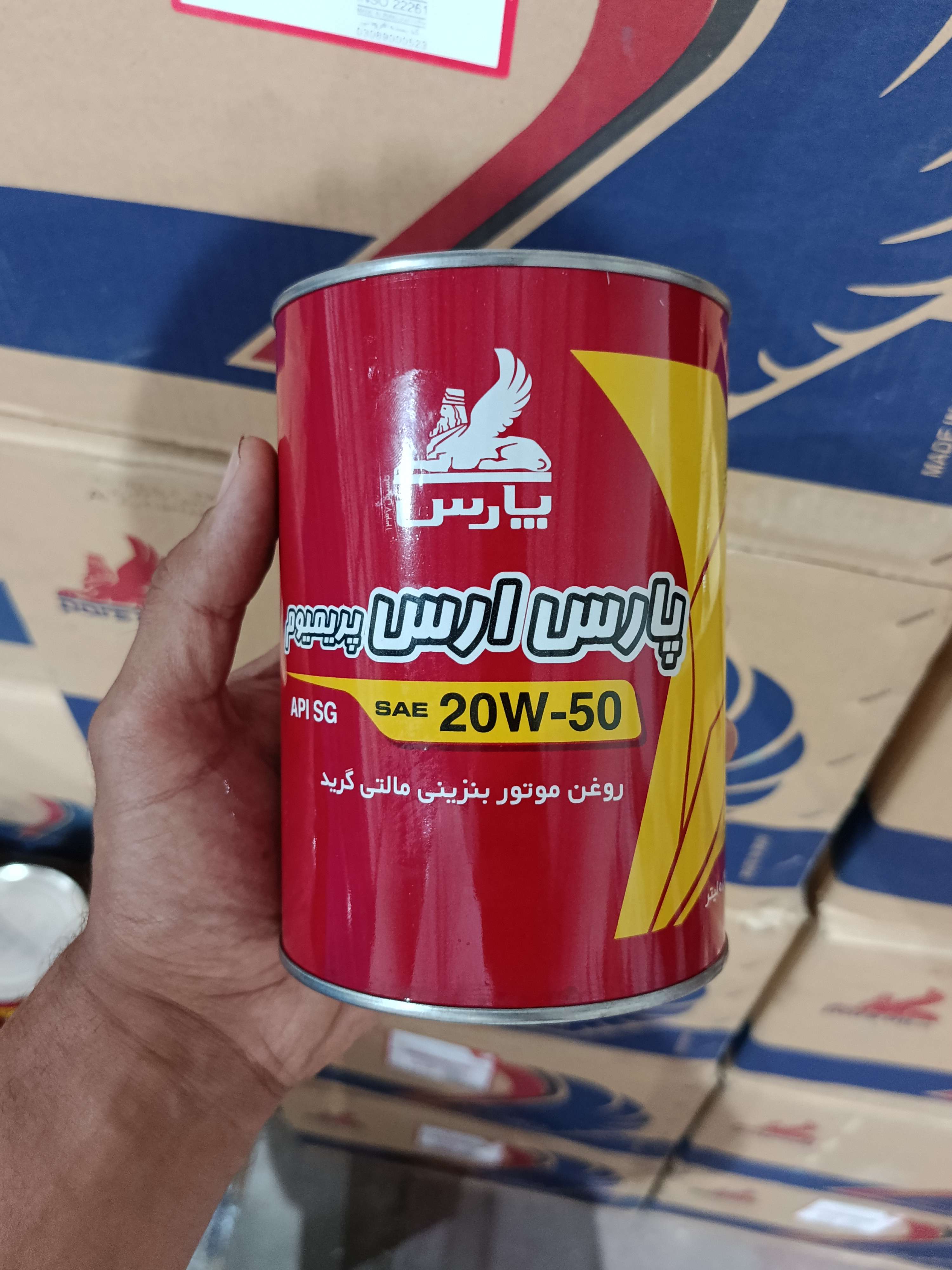 روغن پارس ارس پریمیوم SG 20W-50 حجم یک لیتر